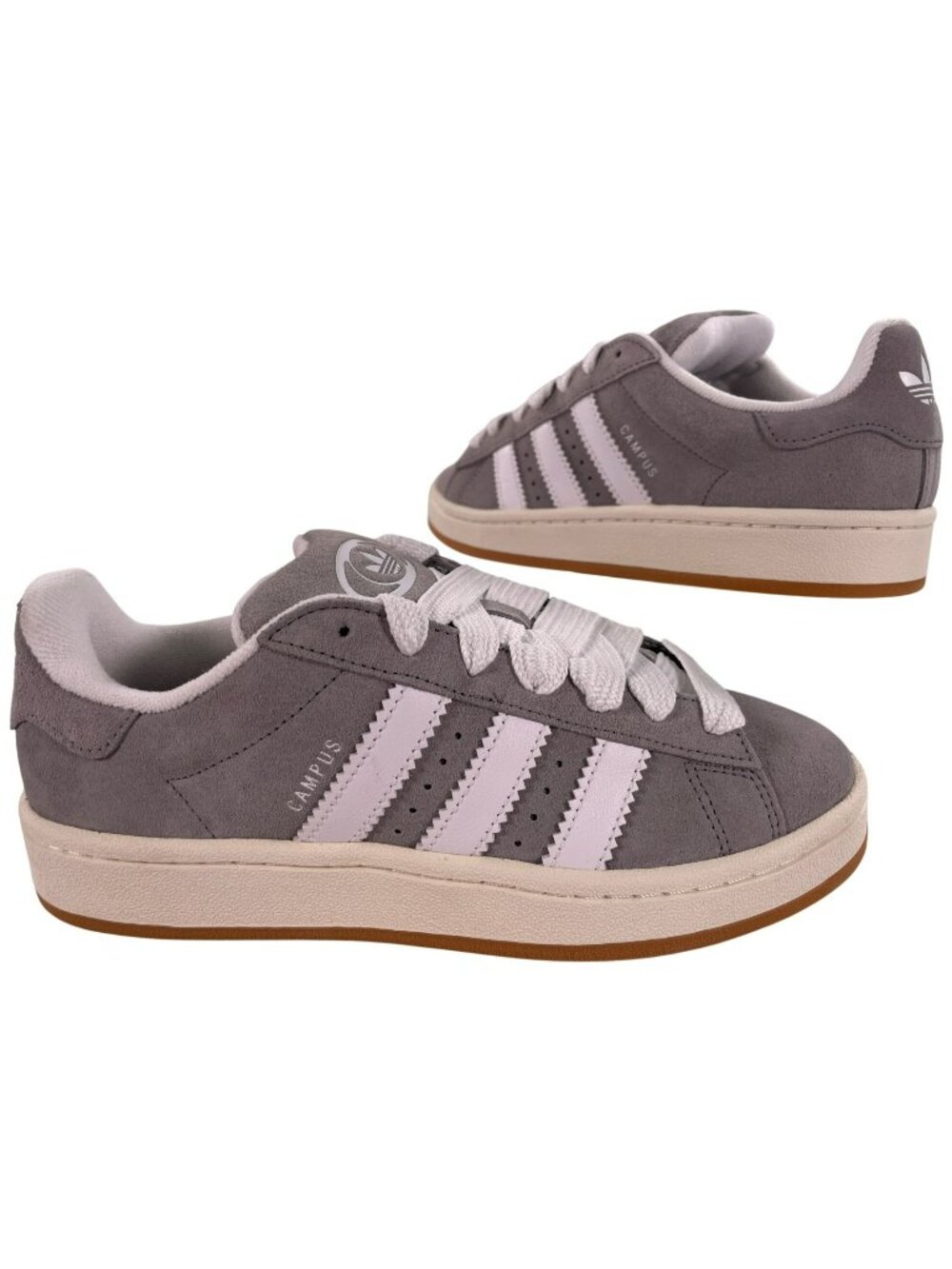 Adidas Campus 00s Grey Suede Sneakers Comfy HQ8707 Men's Sz 6 Women's Sz 8 NEW